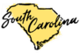 Hand Drawn South Carolina State Sticker