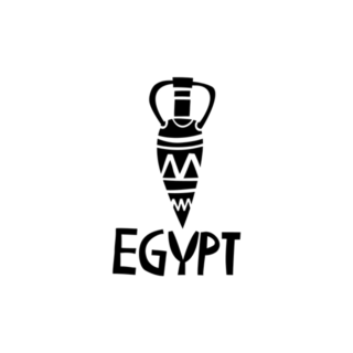 Hand Drawn Symbol Of Egypt Illustration Sticker