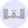 Hand Drawn Temple Of Heaven In Beijing, China Sticker