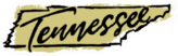 Hand Drawn Tennessee State Sticker