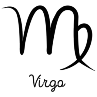 Hand Drawn Virgo Simple Line Sticker
