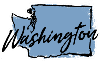 Hand Drawn Washington State Sticker