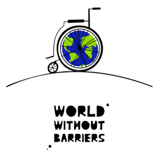 Hand Drawn World Without Barriers Sticker