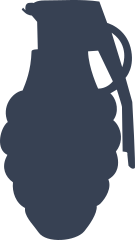 Hand Grenade Sticker