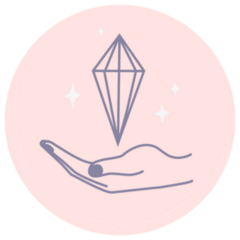 Hand Held Celestial Crystal Sticker