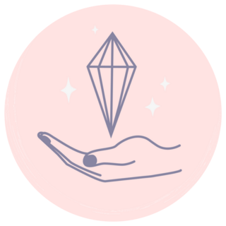 Hand Held Celestial Crystal Sticker