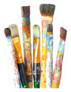 Hand Hold Brushes And Art Supplies Sticker