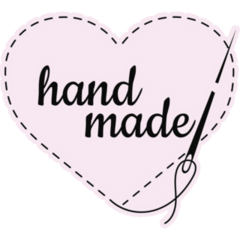 Hand Made Heart Sticker