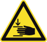 Hand Pinching Sign Sticker