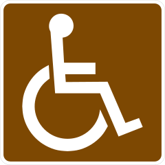 Handicapped Area Sticker