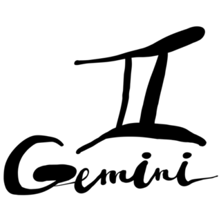 Handmade Brush Lettering Gemini