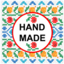 Handmade Cross Stitch Sticker