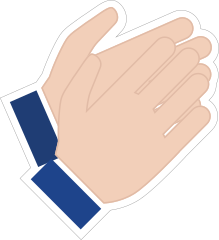 Hands Clapping Emoji Sticker