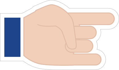 Hands Devil Horns with Thumb Down LH Emoji Sticker