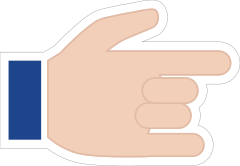 Hands Devil Horns with Thumb Up Emoji Sticker