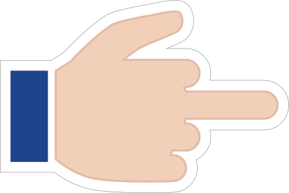 Hands Middle Finger Thumb Up RH Emoji Sticker
