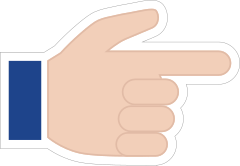 Hands Pointing with Thumb Up Emoji Sticker