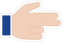 Hands Pointing With Two Fingers Thumb Up LH Emoji Sticker