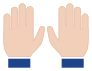Hands Praise Emoji Sticker