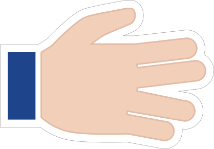 Hands Spock RH Emoji Sticker