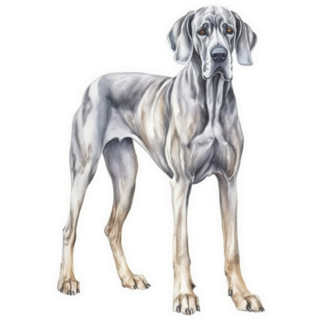Handsome Great Dane Sticker