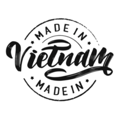 Handwritten Made In Vietnam Logo Sticker