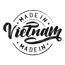 Handwritten Made In Vietnam Logo Sticker