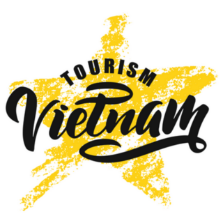 Handwritten Tourism Vietnam Logo Sticker