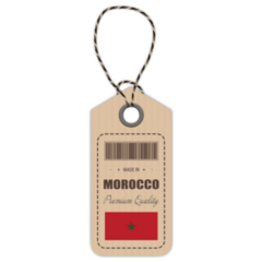 Hang Tag Made In Morocco Sticker