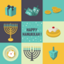 Hanukkah Icons Sticker