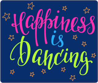 Happiness Is Dancing Sticker