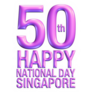 Happy 50th Independence Of Singapore Sticker