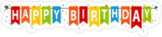 Happy Birthday Banner Sticker