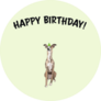 Happy Birthday Whippet Sticker