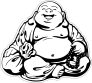 Happy Buddha Sticker