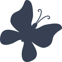 Happy Butterfly Sticker