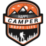 Happy Camper Happy Life Sticker