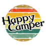 Happy Camper - Retro Vintage Sticker