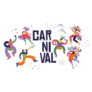 Happy Carnival, Brazil, South America Sticker