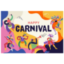 Happy Carnival Colorful Brazil Banner Sticker