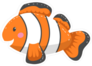Happy Cartoon Clown Fish Sticker