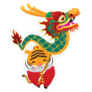Happy Chinese New Year 2022 Tiger Sticker