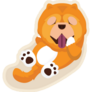 Happy Chow Chow Sticker