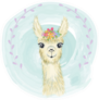 Happy Cute Little Llama Smiling Sticker