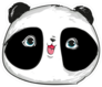 Happy Cute Panda Head Sticker