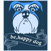 Happy Dog Schnauzer Sticker