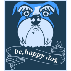 Happy Dog Schnauzer Sticker