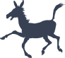 Happy Donkey Mule Sticker
