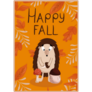 Happy Fall Hedgehog Sticker