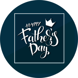Happy Father’s Day Crown Sticker